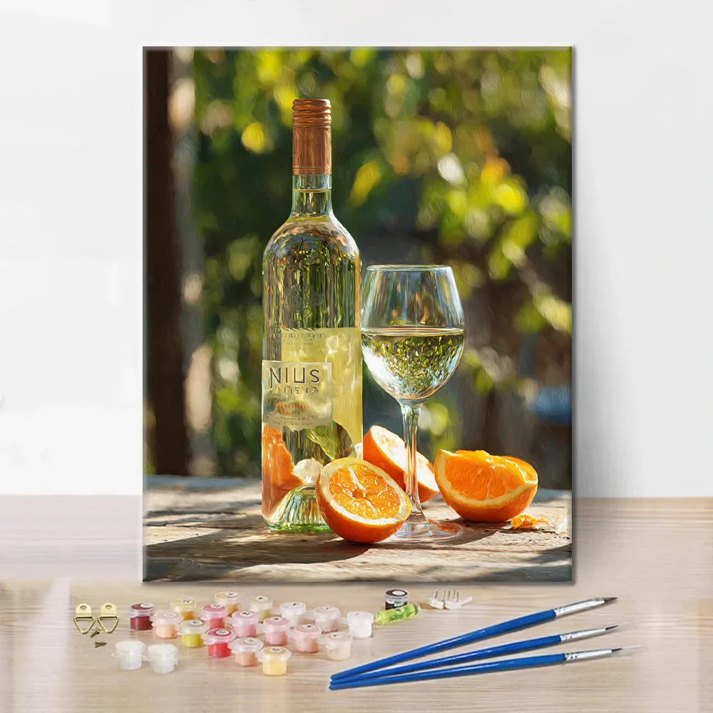 Vino arancione - Dipingere con i Numeri