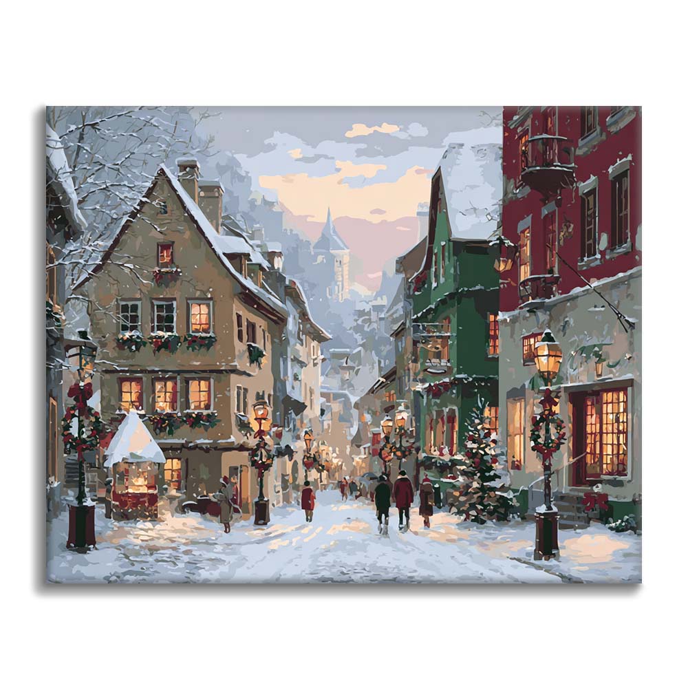 Strade di Natale - Dipingere con i Numeri