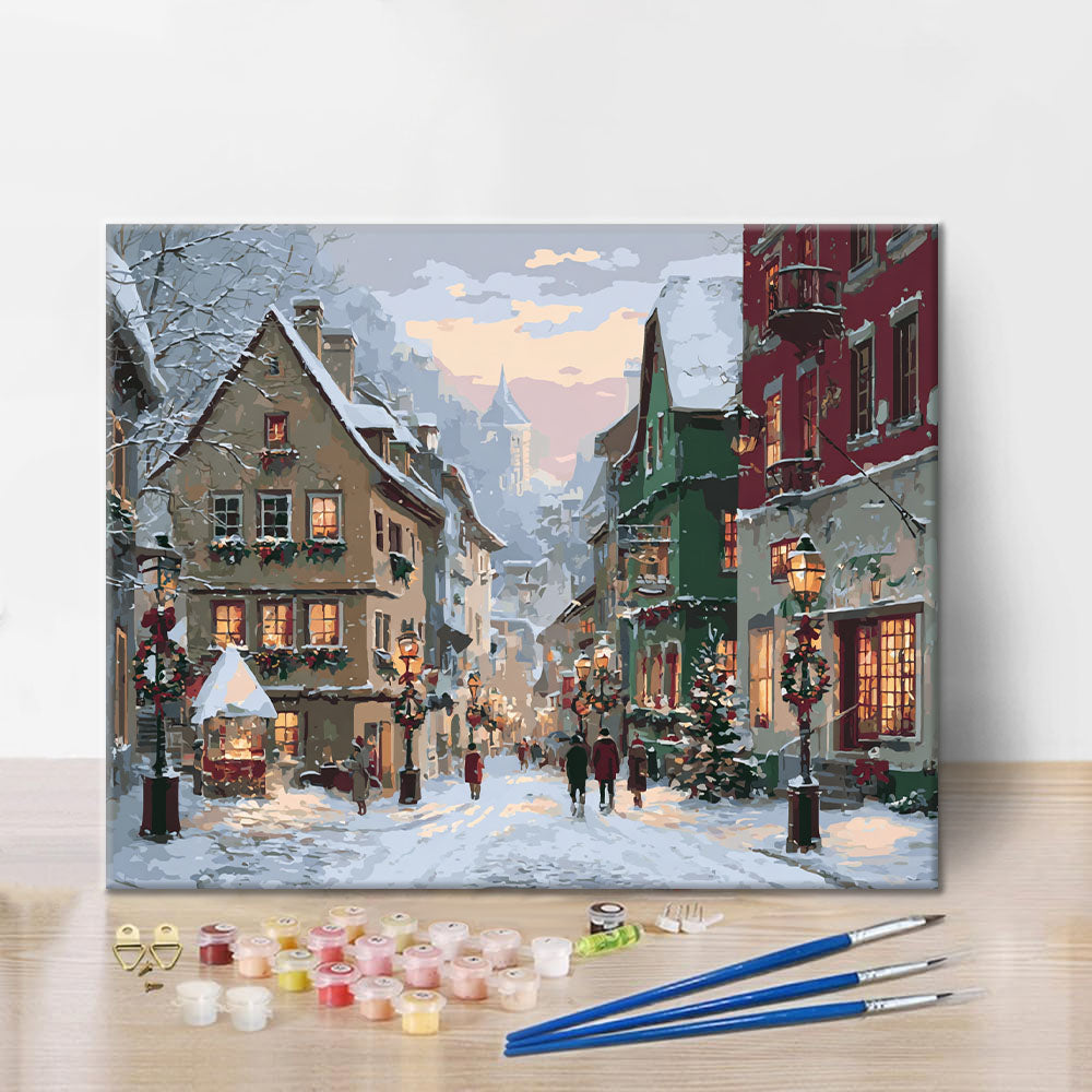 Strade di Natale - Dipingere con i Numeri