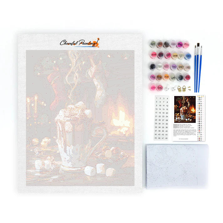 Cozy Christmas Cocoa - Dipingere con i Numeri