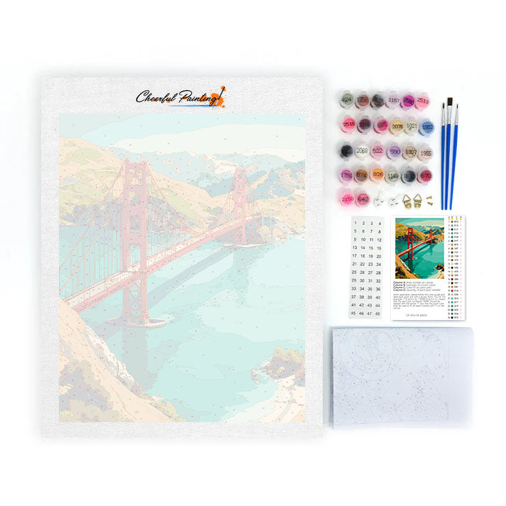 Golden Gate Serenity - Dipingere con i Numeri