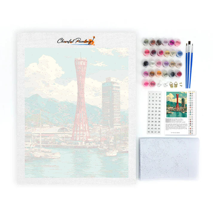 Torre del porto di Kobe - Dipingere con i Numeri