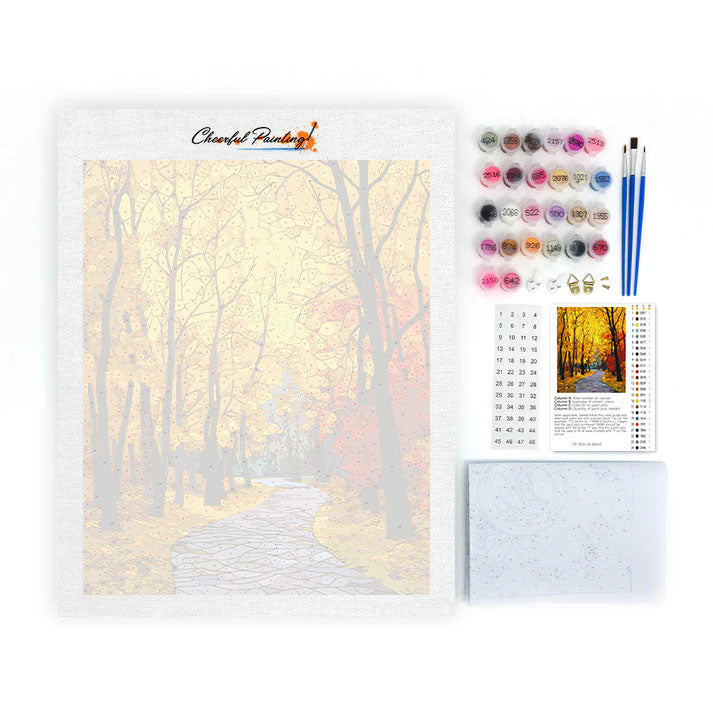 Mosaico Autunno Avenue - Dipingere con i Numeri