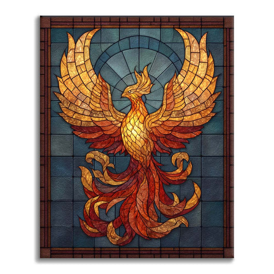 Mosaico Phoenix Rebirth - Dipingere con i Numeri