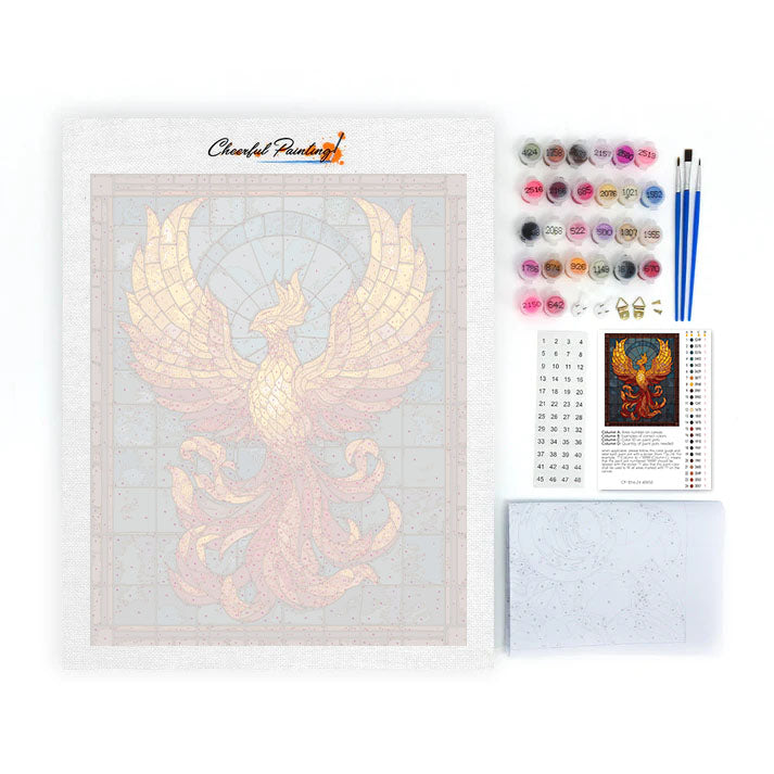 Mosaico Phoenix Rebirth - Dipingere con i Numeri