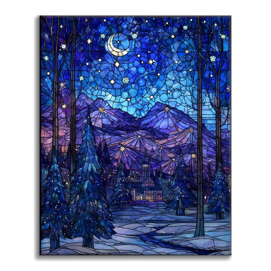 Mosaico Notte Stellata - Dipingere con i Numeri