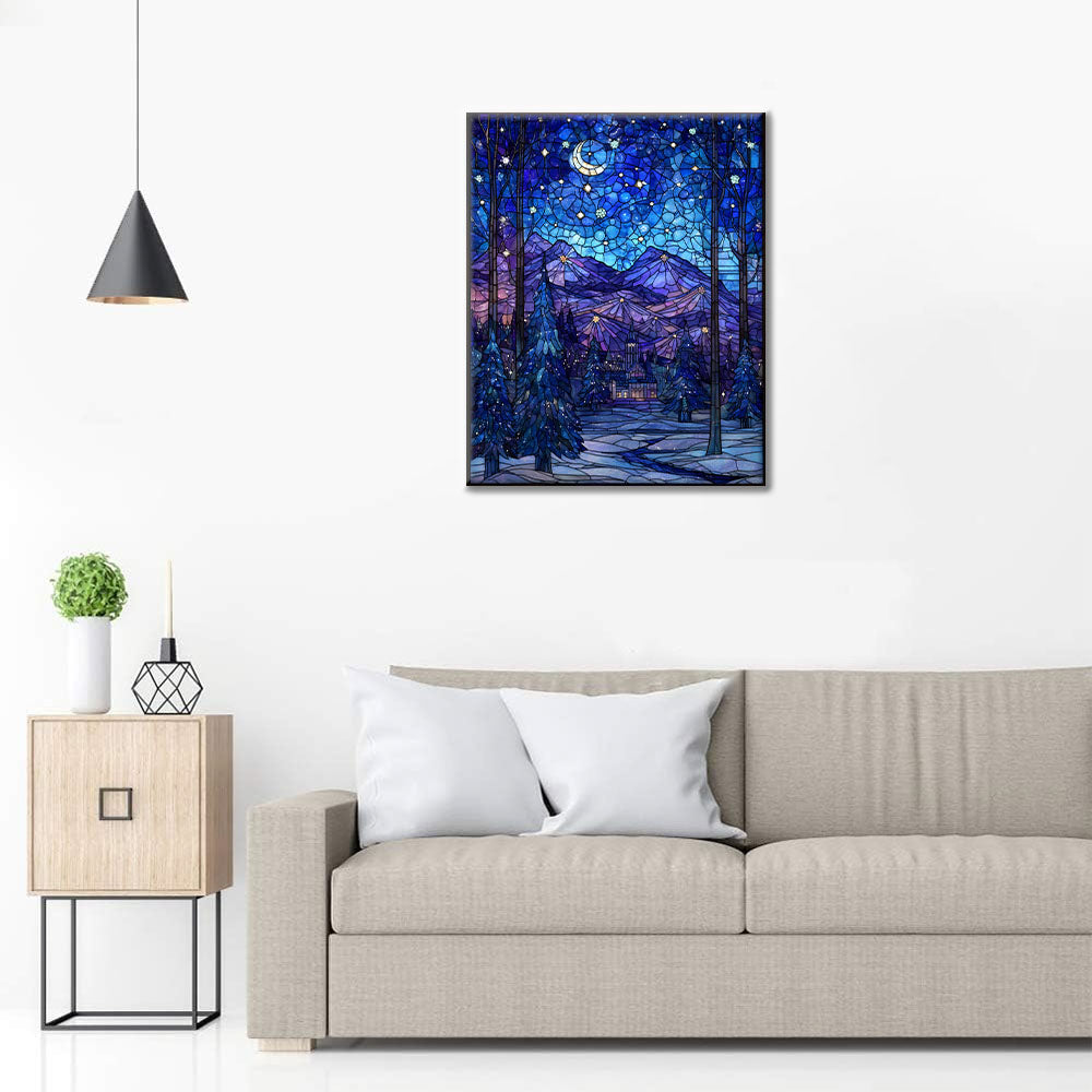 Mosaico Notte Stellata - Dipingere con i Numeri