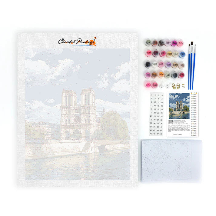 Cattedrale di Notre-Dame - Dipingere con i Numeri