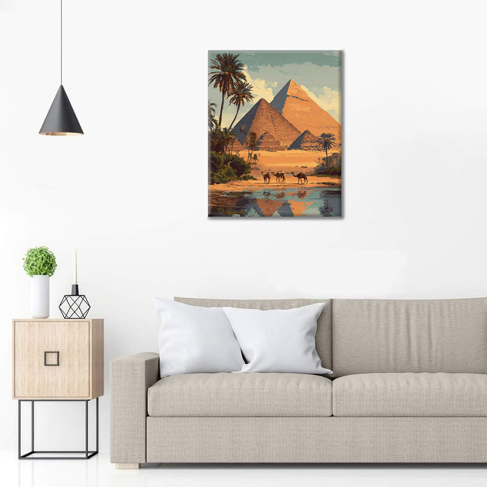 Le Piramidi di Giza - Dipingere con i Numeri