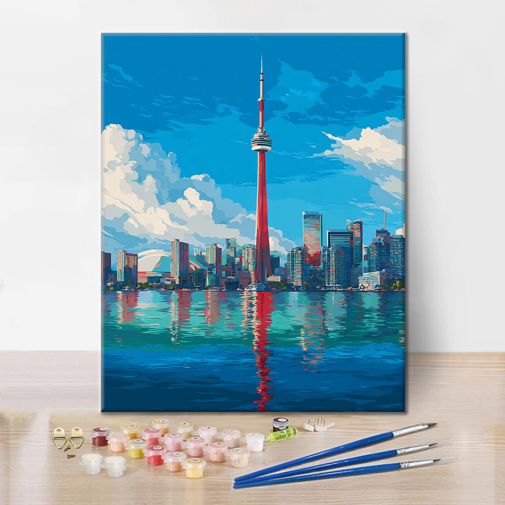 Skyline di Toronto - Dipingere con i Numeri