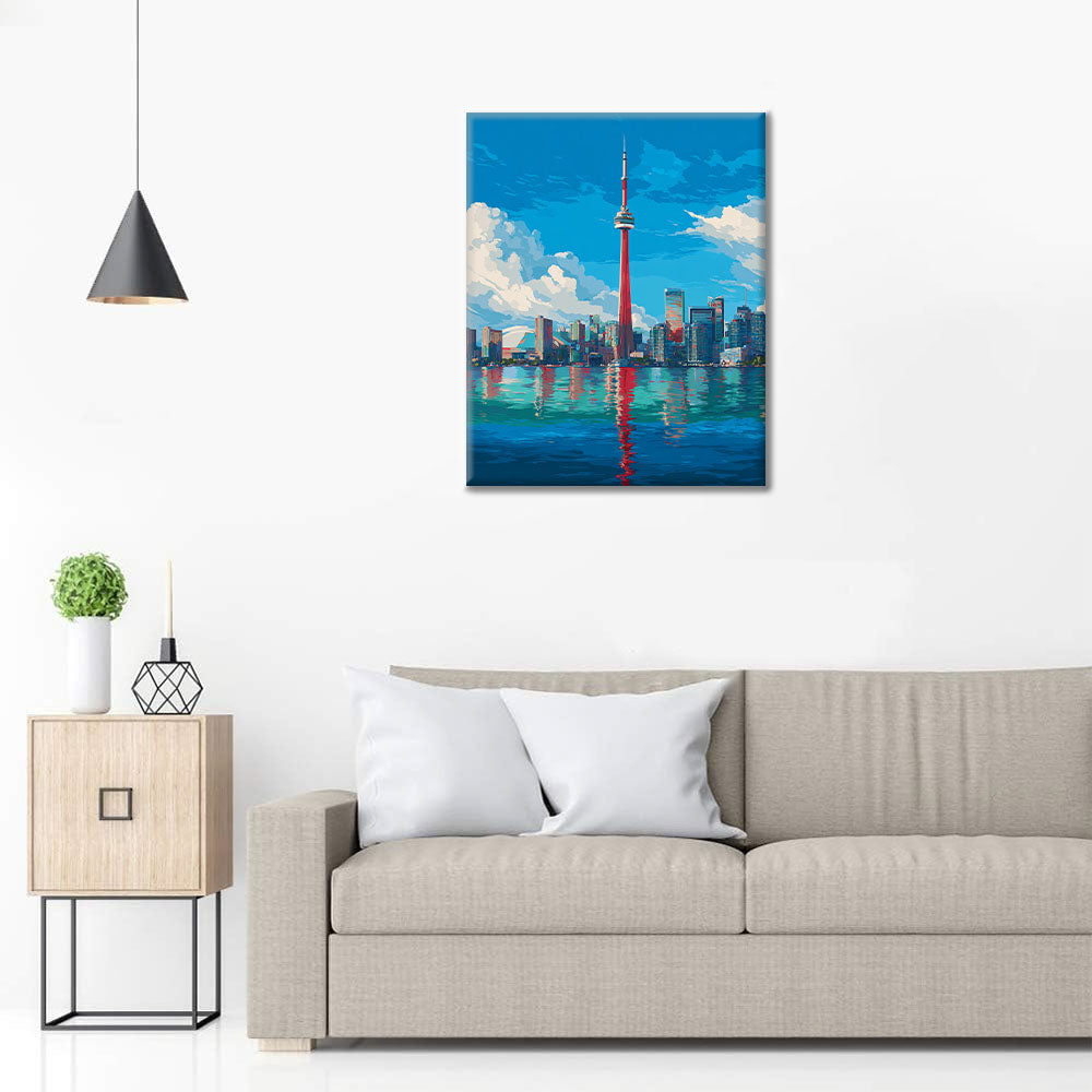 Skyline di Toronto - Dipingere con i Numeri