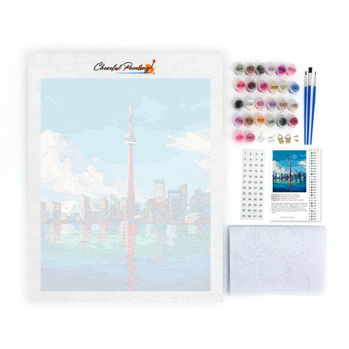 Skyline di Toronto - Dipingere con i Numeri