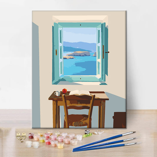 Studio con vista mare – Dipingere con i Numeri