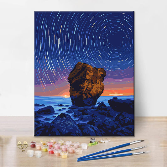 Scie stellari sul mare – Dipingere con i Numeri