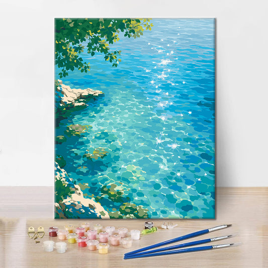 Luce del sole sul mare – Dipingere con i Numeri