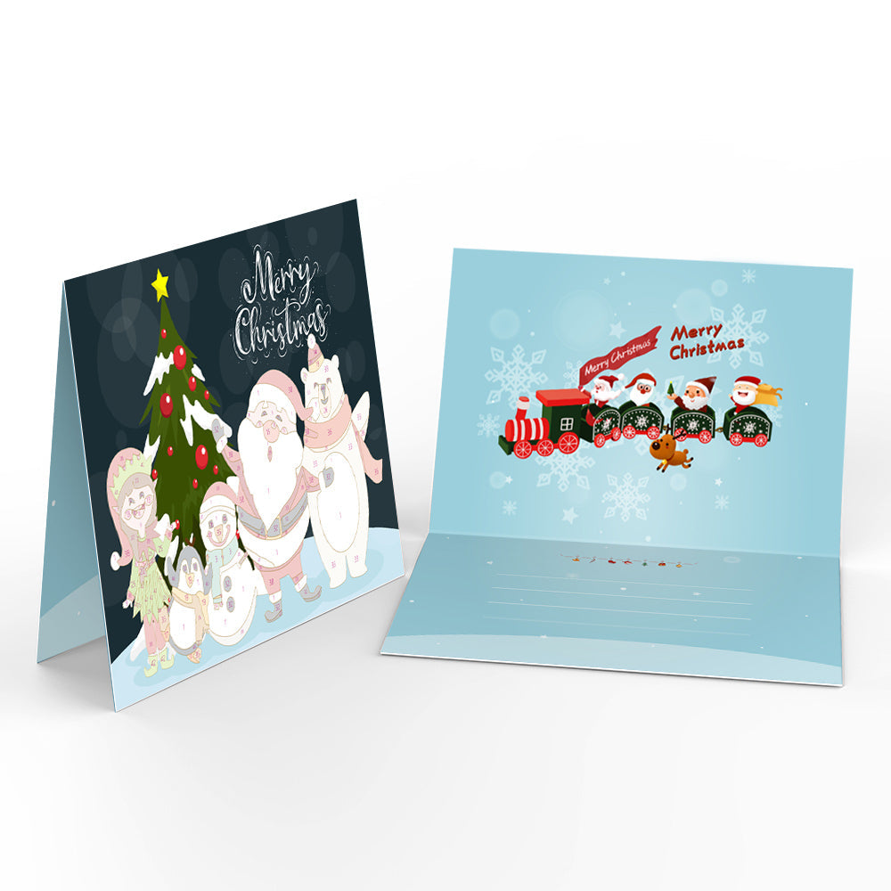 Biglietto di Natale I - Dipingere con i Numeri