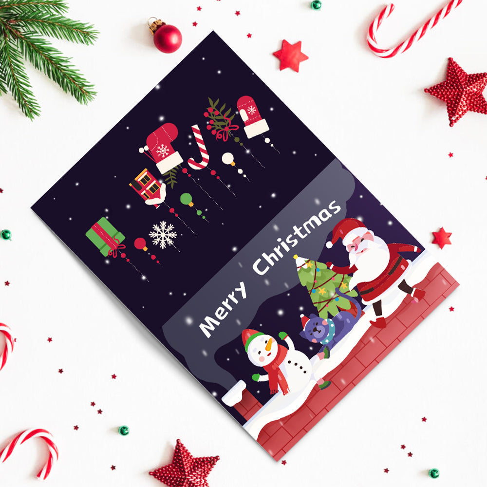 Biglietto di Natale V - Dipingere con i Numeri