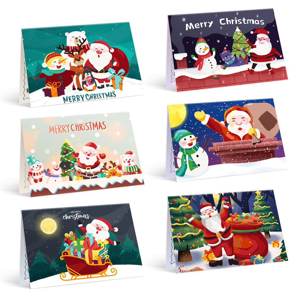 Biglietto di Natale V - Dipingere con i Numeri