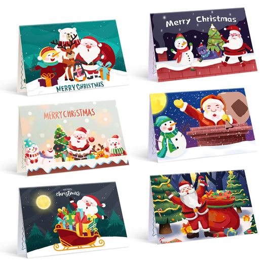 Biglietto di Natale V - Dipingere con i Numeri