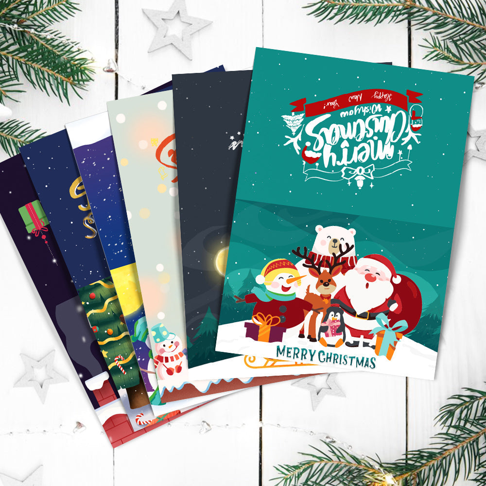 Biglietto di Natale V - Dipingere con i Numeri