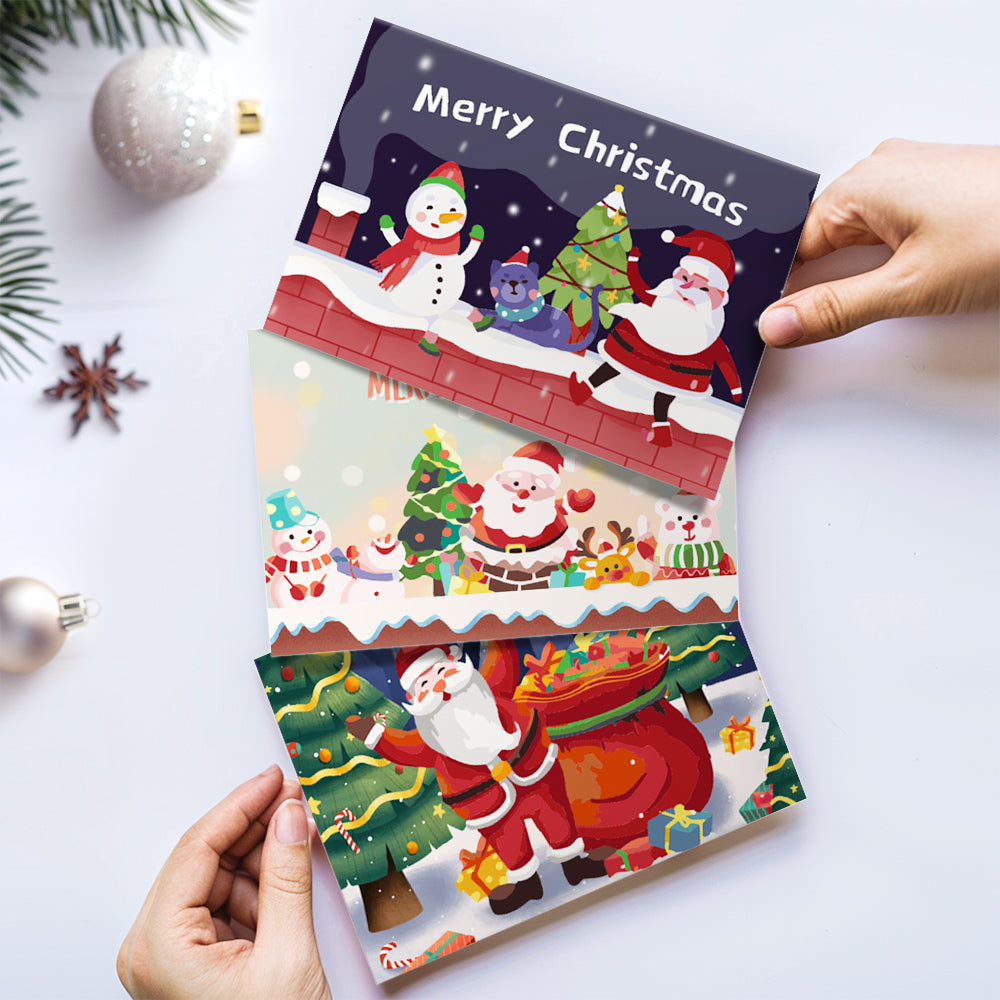 Biglietto di Natale V - Dipingere con i Numeri