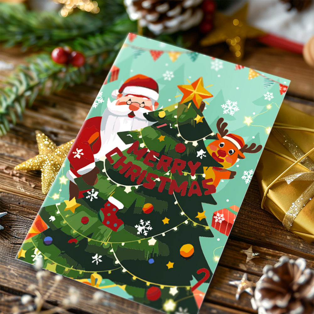 Biglietto di Natale II - Dipingere con i Numeri