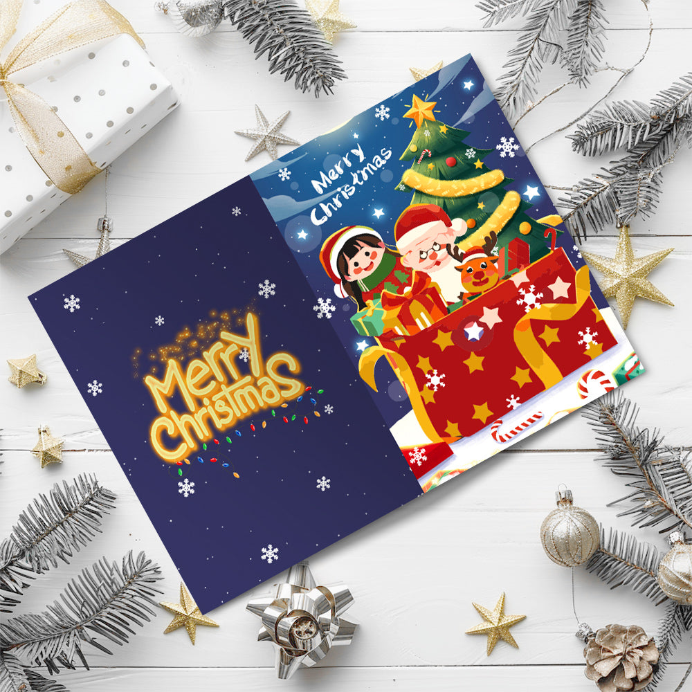 Biglietto di Natale II - Dipingere con i Numeri