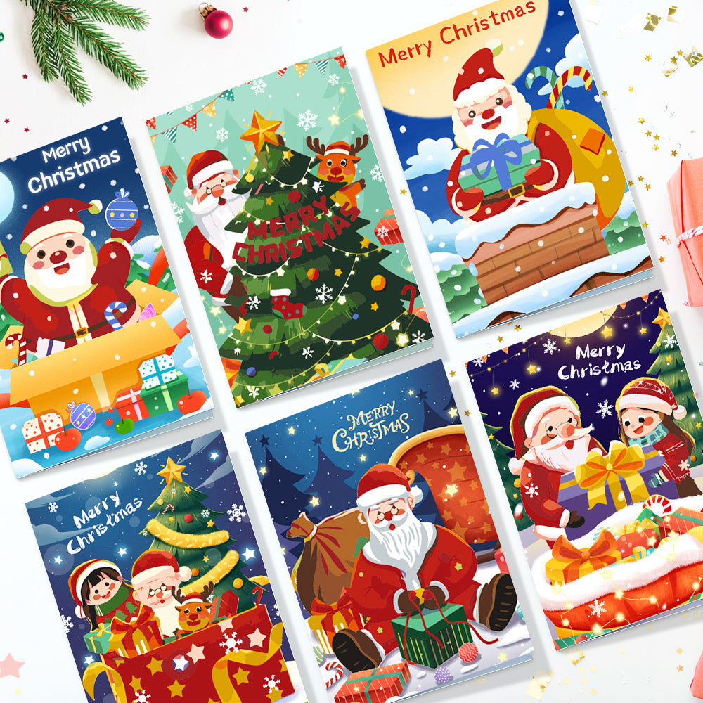 Biglietto di Natale II - Dipingere con i Numeri