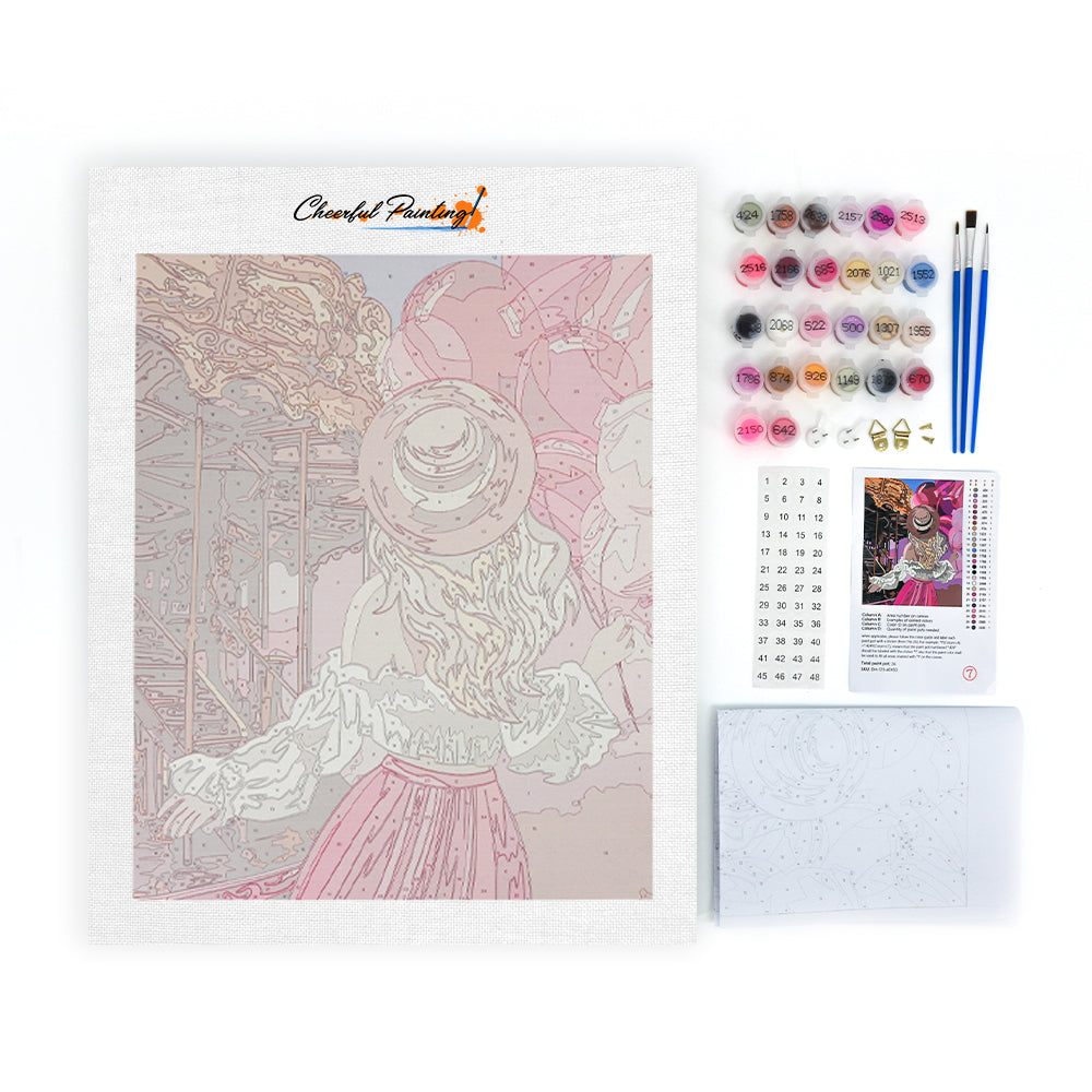 Rosa appassita - Dipingere con i Numeri