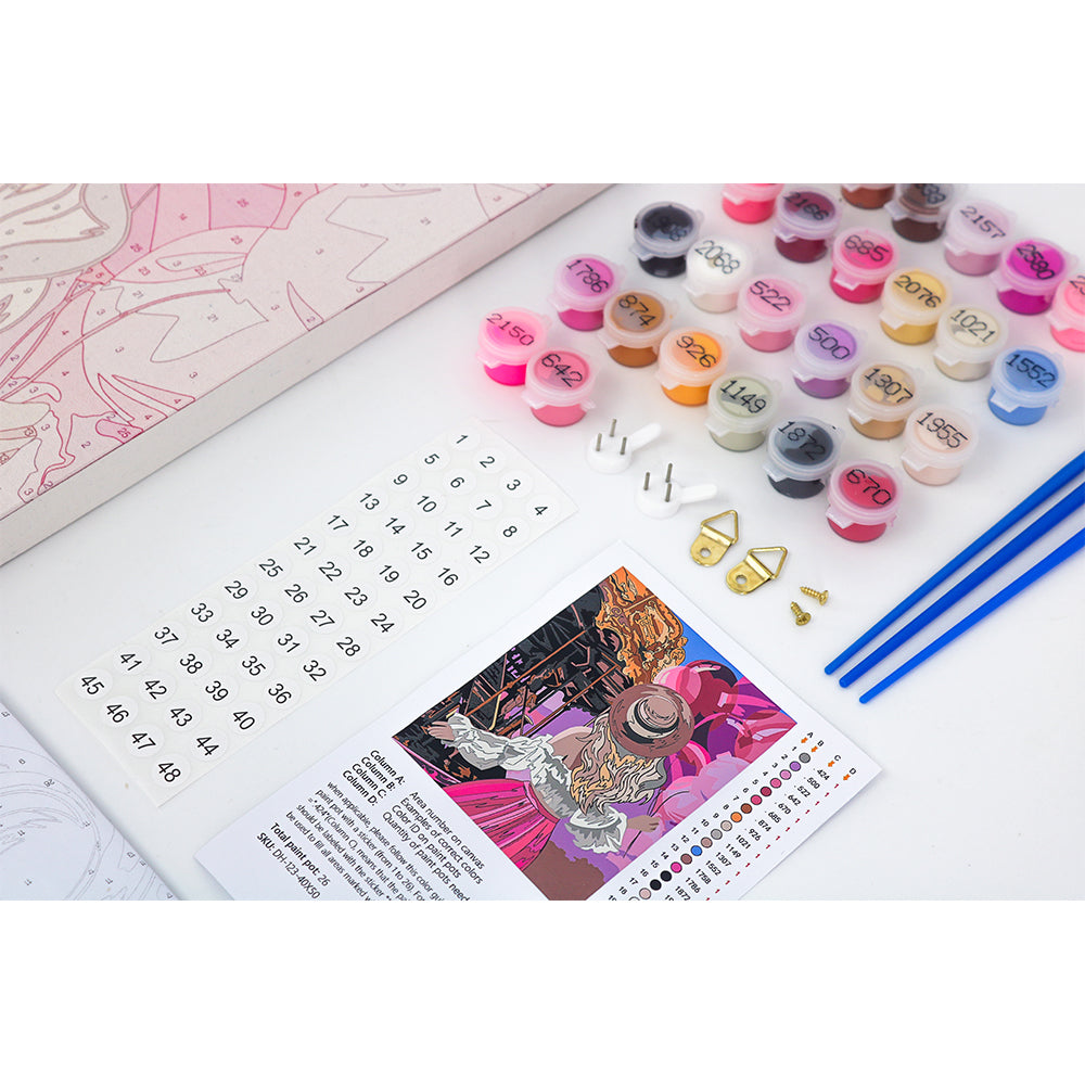 Rosa appassita - Dipingere con i Numeri