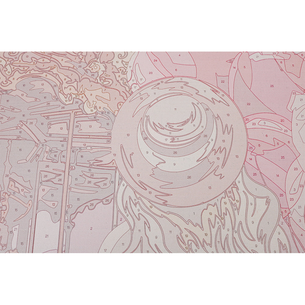 Rosa appassita - Dipingere con i Numeri