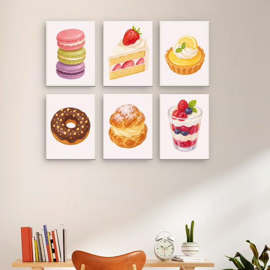 Delizie pastello per dessert - Dipingere con i Numeri
