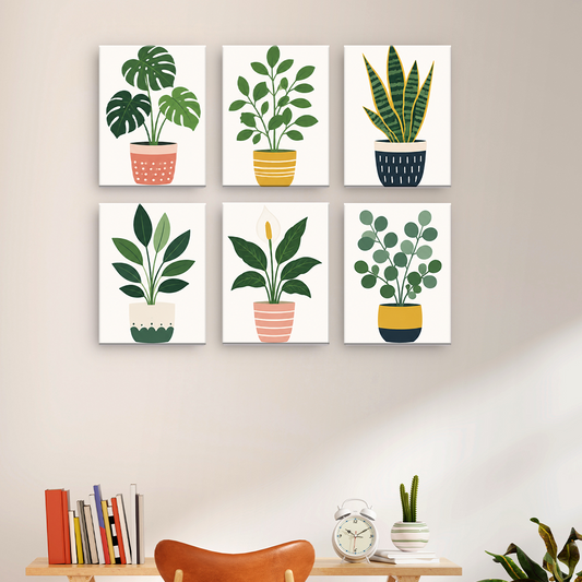 Verdure in vaso - Dipingere con i Numeri