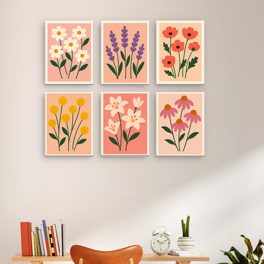 Semplici fioriture da giardino - Dipingere con i Numeri