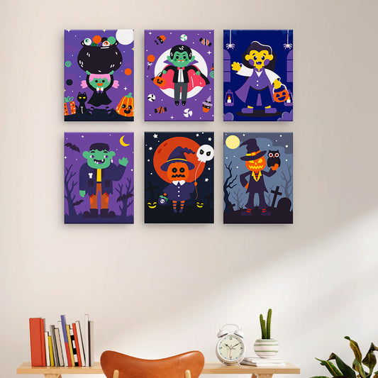 Personaggi in costume di Halloween