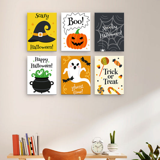 Poster tipografici di Halloween