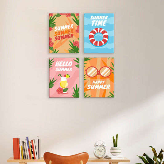 Poster tipografici estivi