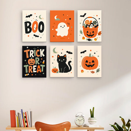 Grafica minimale di Halloween