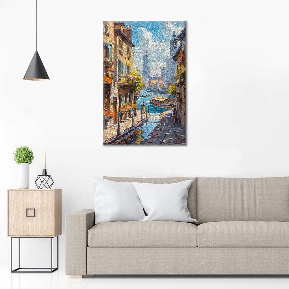 Passeggiata sul lungomare - Dipingere con i Numeri