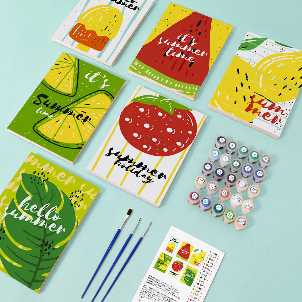 Frutta Estiva – Dipingere con i Numeri