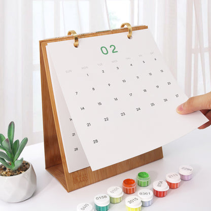 Edizione Botanica - Calendario da Scrivania 2027 da Dipingere con i Numeri