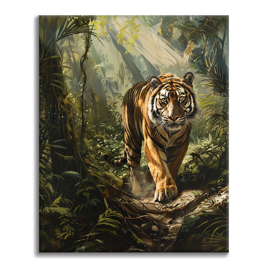 Tigre del Bengala - Dipingere con i Numeri