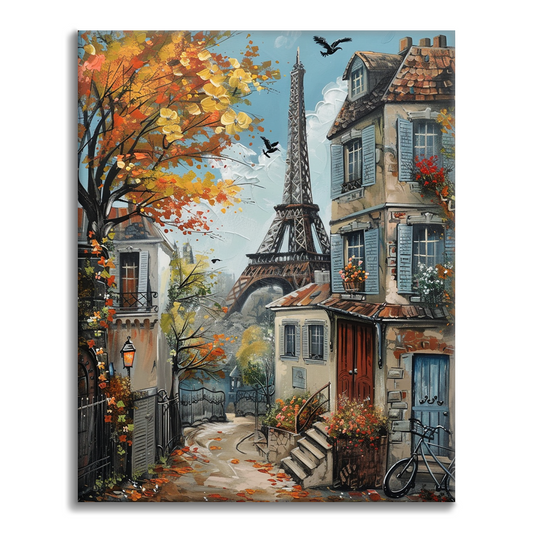 Autunno a Parigi - Dipingere con i Numeri