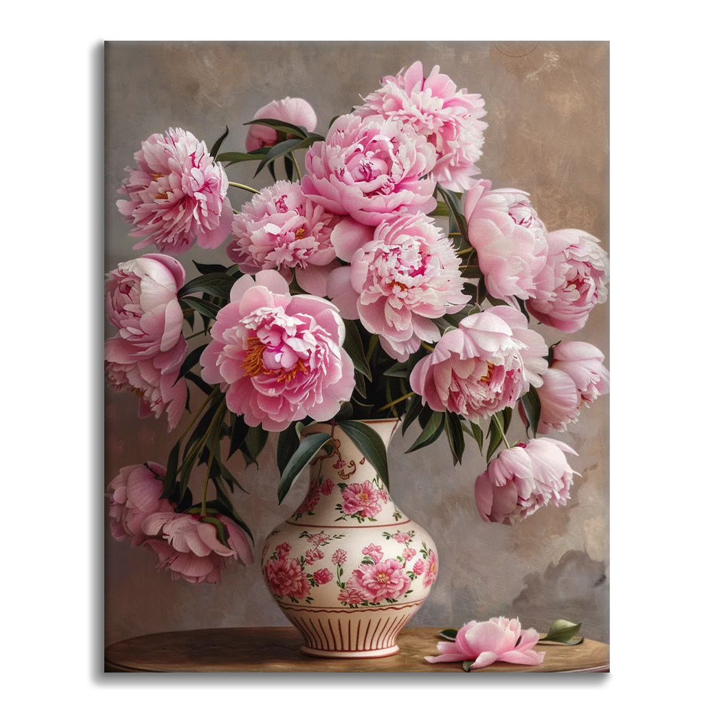 Peonia - Dipingere con i Numeri