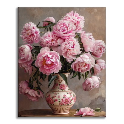 Peonia - Dipingere con i Numeri