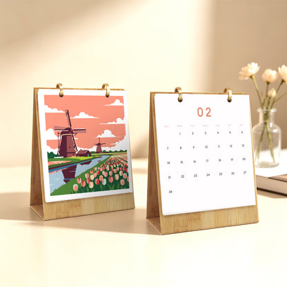Edizione Botanica - Calendario da Scrivania 2027 da Dipingere con i Numeri