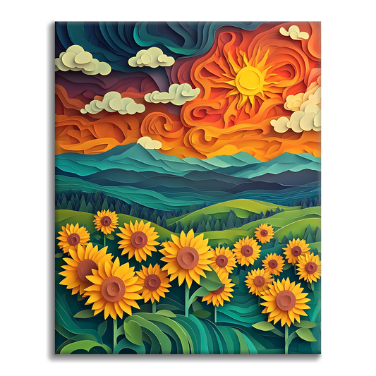 Sogni di girasoli - Dipingere con i Numeri