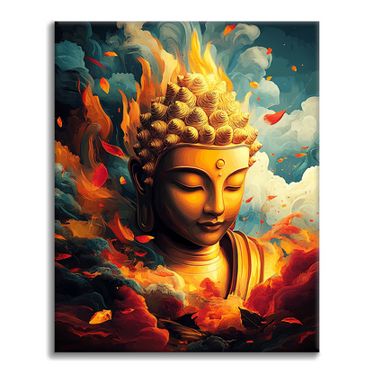 Buddha d'oro - Dipingere con i Numeri