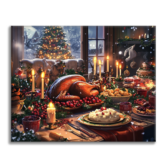 Cena di Natale - Dipingere con i Numeri