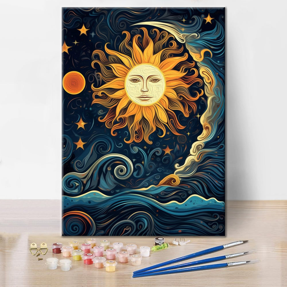 Danza Solare e Lunare - Dipingere con i Numeri